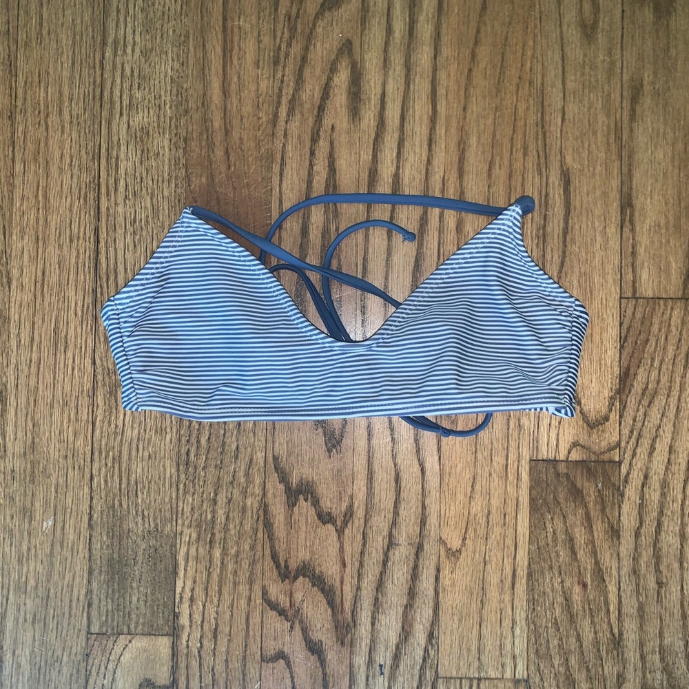 Stripped swim top